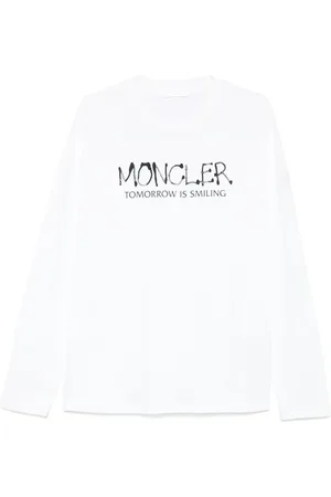 Moncler Langærmet T-shirt med graffiti-logo