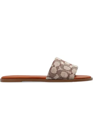 Coach Lædersandaler med monogram