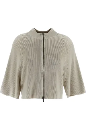 GENTRYPORTOFINO Ribstrikket cardigan