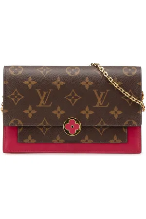 LOUIS VUITTON Monogram Flore Wallet On Chain crossbody-taske fra 2020