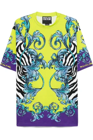 VERSACE T-shirt med zebra-baroktryk