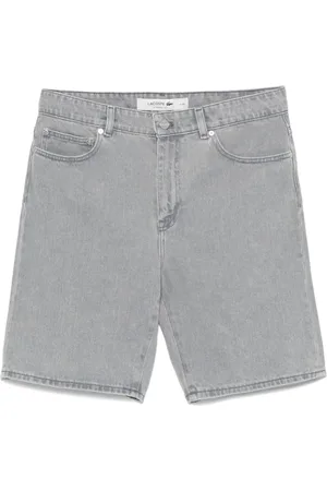 Lacoste Shorts i forvasket denim