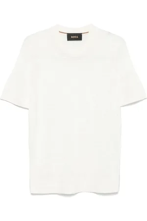 HUGO BOSS T-shirt med slub-tekstur