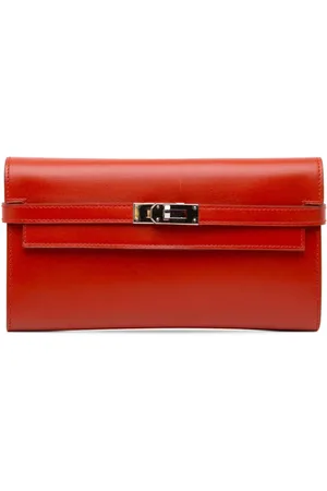 Hermès Lang Kelly Longue pung i box-kalveskind fra 2017