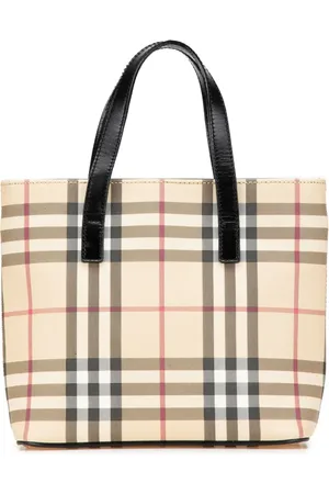 Burberry Håndtaske i House Check-lærred fra 2000-2017