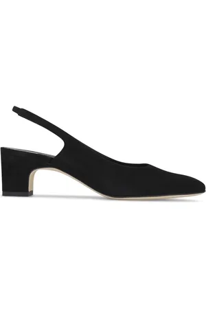 Manolo Blahnik 50 mm pumps i læder