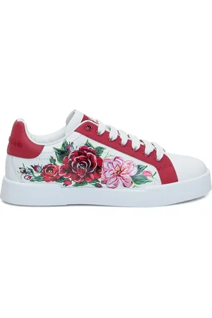 Dolce & Gabbana Sneakers med blomstertryk