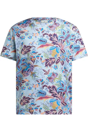 Etro T-shirt med blomstertryk