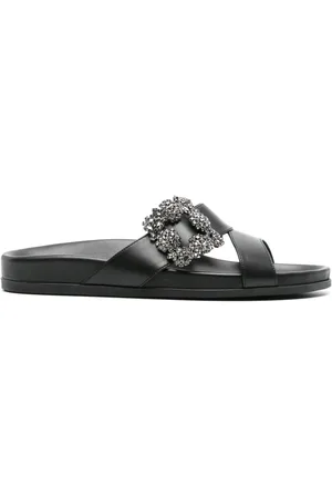 Manolo Blahnik Chilanghi sandaler i læder