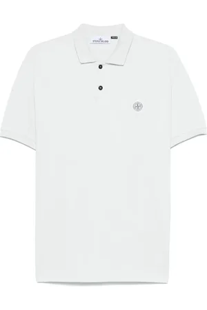Stone Island Polo med kompasmotiv
