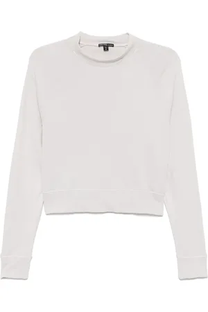 James Perse Cropped T-shirt i frotté