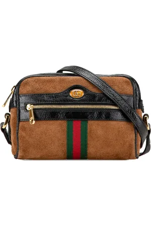 Gucci Mini Ophidia crossbody-taske i ruskind fra 2016-nu