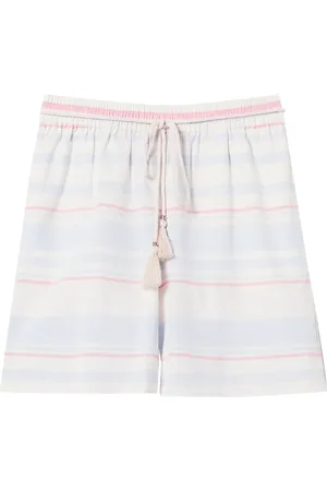 Twin-Set Stribede shorts med snoretræk