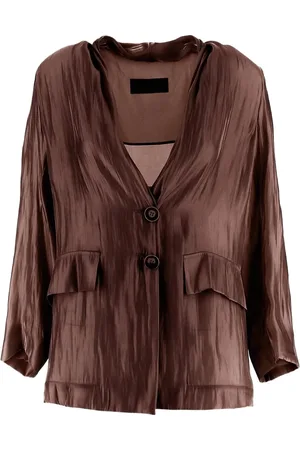 GENTRYPORTOFINO Blazer i satin