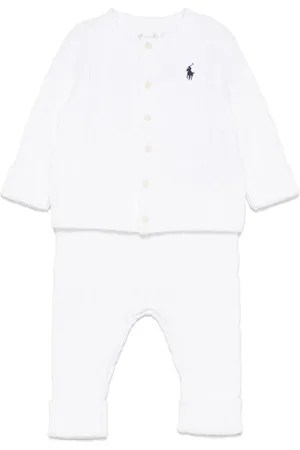 Ralph Lauren Kabelstrikket buksesæt