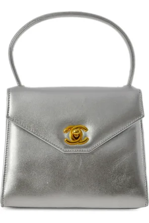 CHANEL Håndtaske med CC-drejelås fra 1997