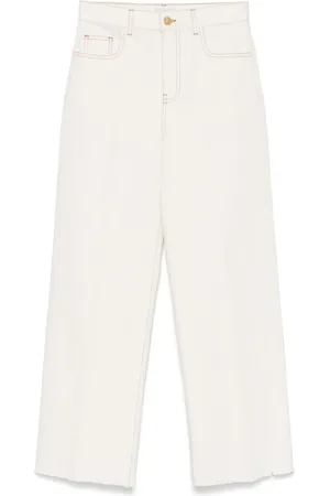 Giambattista Valli Jeans med frynset kant