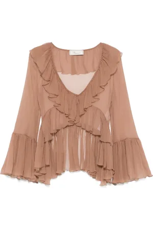 BLUMARINE Flæsebluse