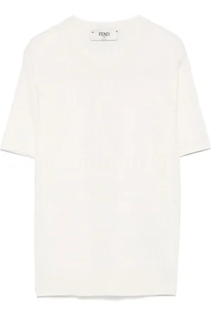 Fendi T-shirt med FF-jacquard