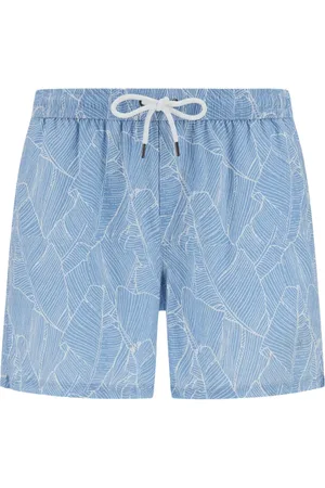 Boggi Milano Badeshorts med botanisk tryk
