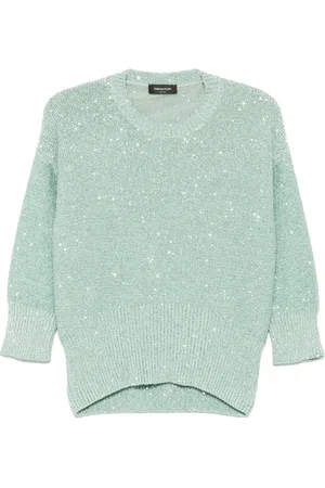 Fabiana Filippi Sweater med pailletudsmykning