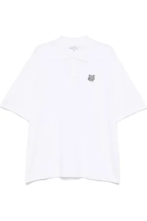 Maison Kitsuné Polo med Bold Fox Head-mærke