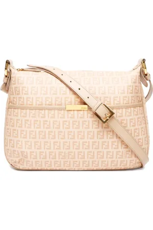 Fendi Skuldertaske med Zucchino-mønster fra 2000-2015