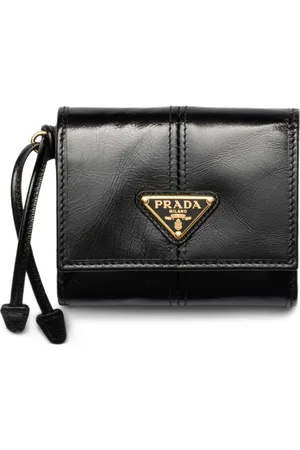 Prada Læderpung med trekantet logo