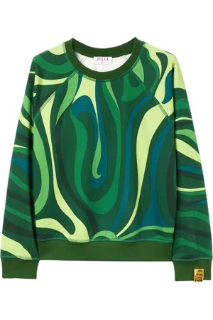 Puccini Sweatshirt med Marmo-tryk