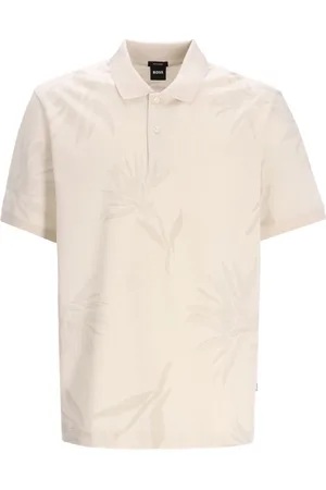 HUGO BOSS Parris polo med blomstret mønster