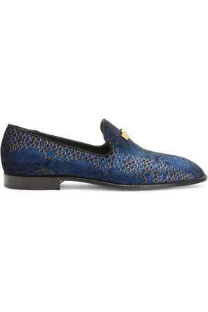 Giuseppe Zanotti Jareth loafers med slangeskindstryk