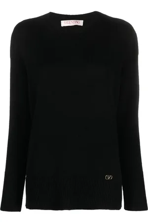 VALENTINO GARAVANI Kashmir-trøje med VLogo