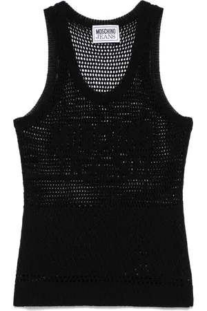 Moschino Top i åben strik