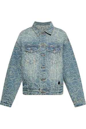 A Bathing Ape Denimjakke med broderi