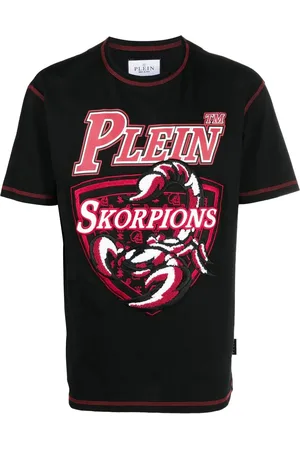 Philipp Plein T-shirt med broderet logotryk