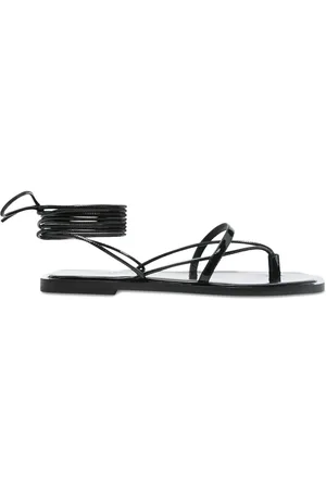 Serafini Sandaler med lakeret finish