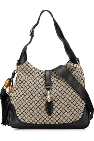 Gucci Medium Diamante New Jackie satchel-taske i kanvas fra 2000-2015