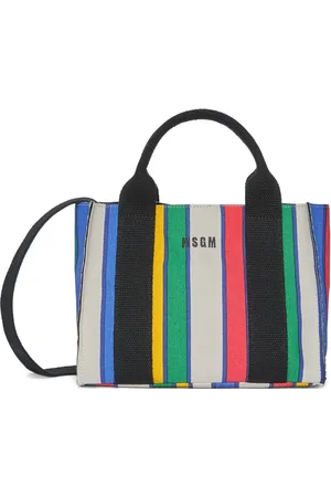 Msgm Stribet tote