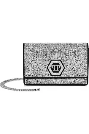 Philipp Plein Crossbody-taske med krystaludsmykning