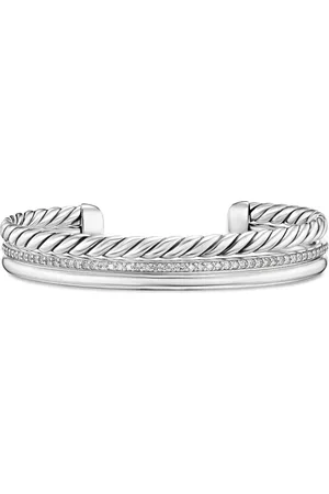 David Yurman DY Mercer® diamantarmbånd i sterlingsølv