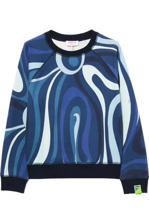 Puccini Sweatshirt med Marmo-tryk