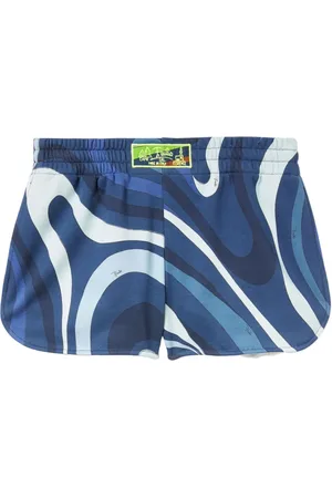 Puccini Shorts med Marmo-tryk
