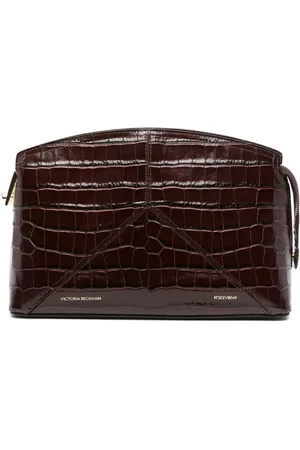 Victoria Beckham Clutch med krokodilleprægning
