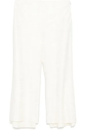 Jil Sander Bukser i blomsterjacquard