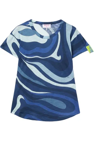 Puccini T-shirt med abstrakt tryk