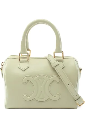 Céline Lille Cuir Triomphe two-way håndtaske fra 2010