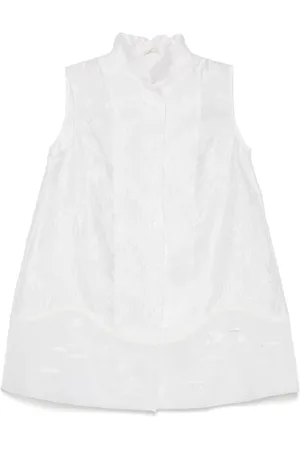 SHIATZY CHEN Vestjakke i jacquard med kinakrave