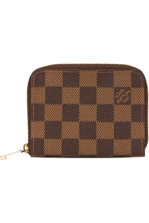 LOUIS VUITTON 2010 Damier Ebene Zippy Purse coin pouch