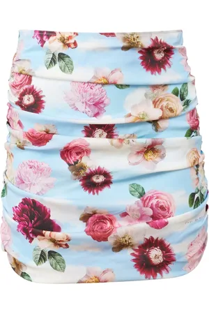 FLEUR DU MAL Nederdel med blomstertryk