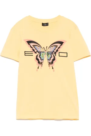 Etro T-shirt med logobroderi